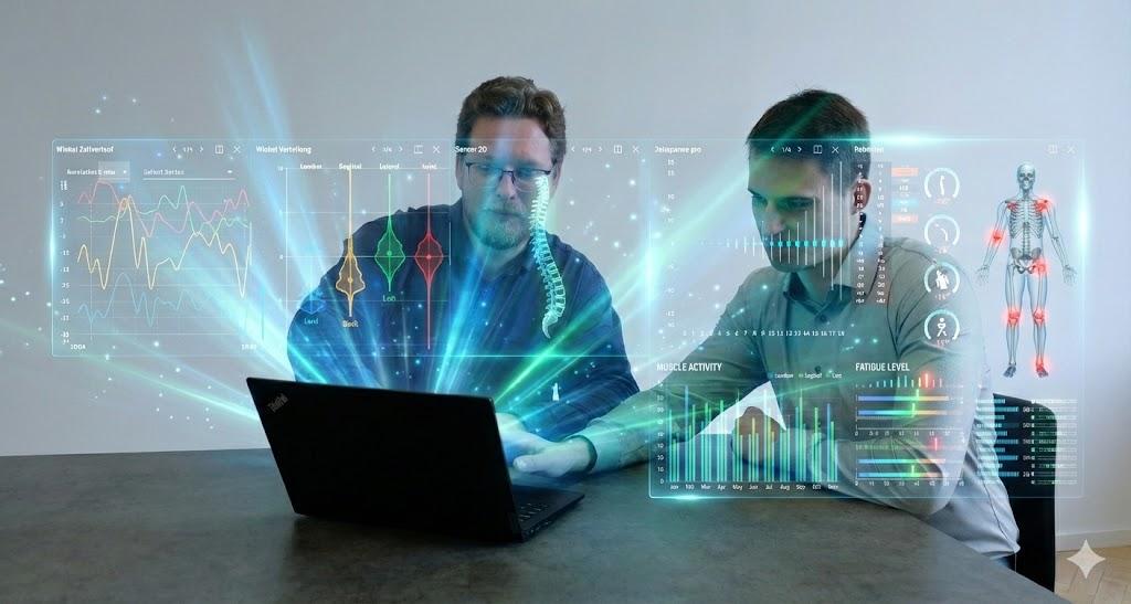 Forschungsvisualisierung flexibler Sensortechnologie
